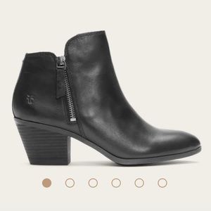 Like-New EUC FRYE Judith Zip Bootie size 8.5 8 1/2